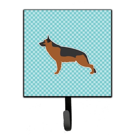 Micasa German Shepherd Checkerboard Blue Leash or Key Holder MI221818
